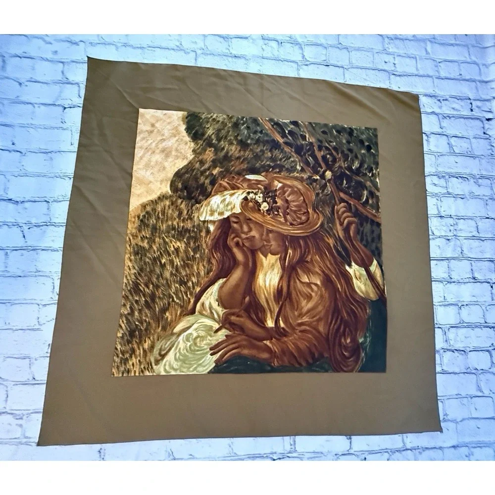 Fashion Scarf Renoir Sisters Large Polyester Scarf 34